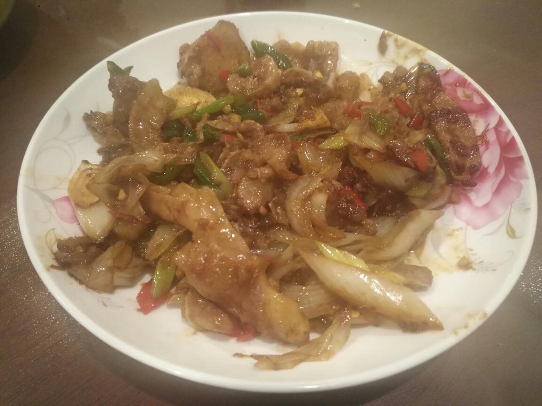 爆炒羊头肉