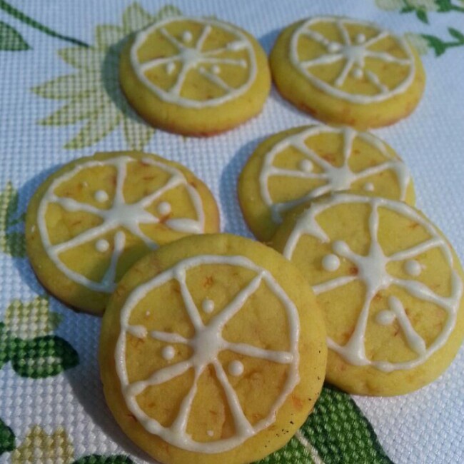 糖霜香橙饼干