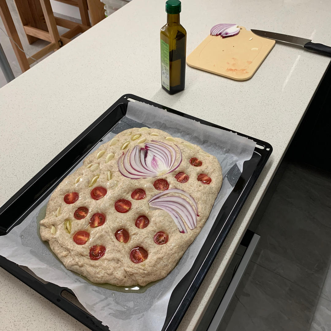 『研究了2年的完美食谱』最简单的免揉佛卡夏