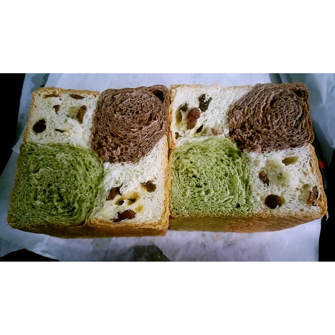 蔓越莓三色吐司