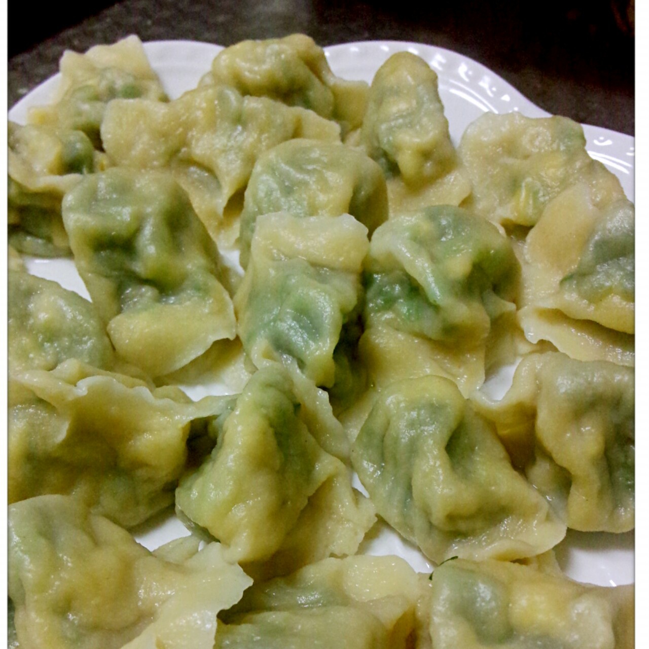 韭菜鸡蛋馅饺子