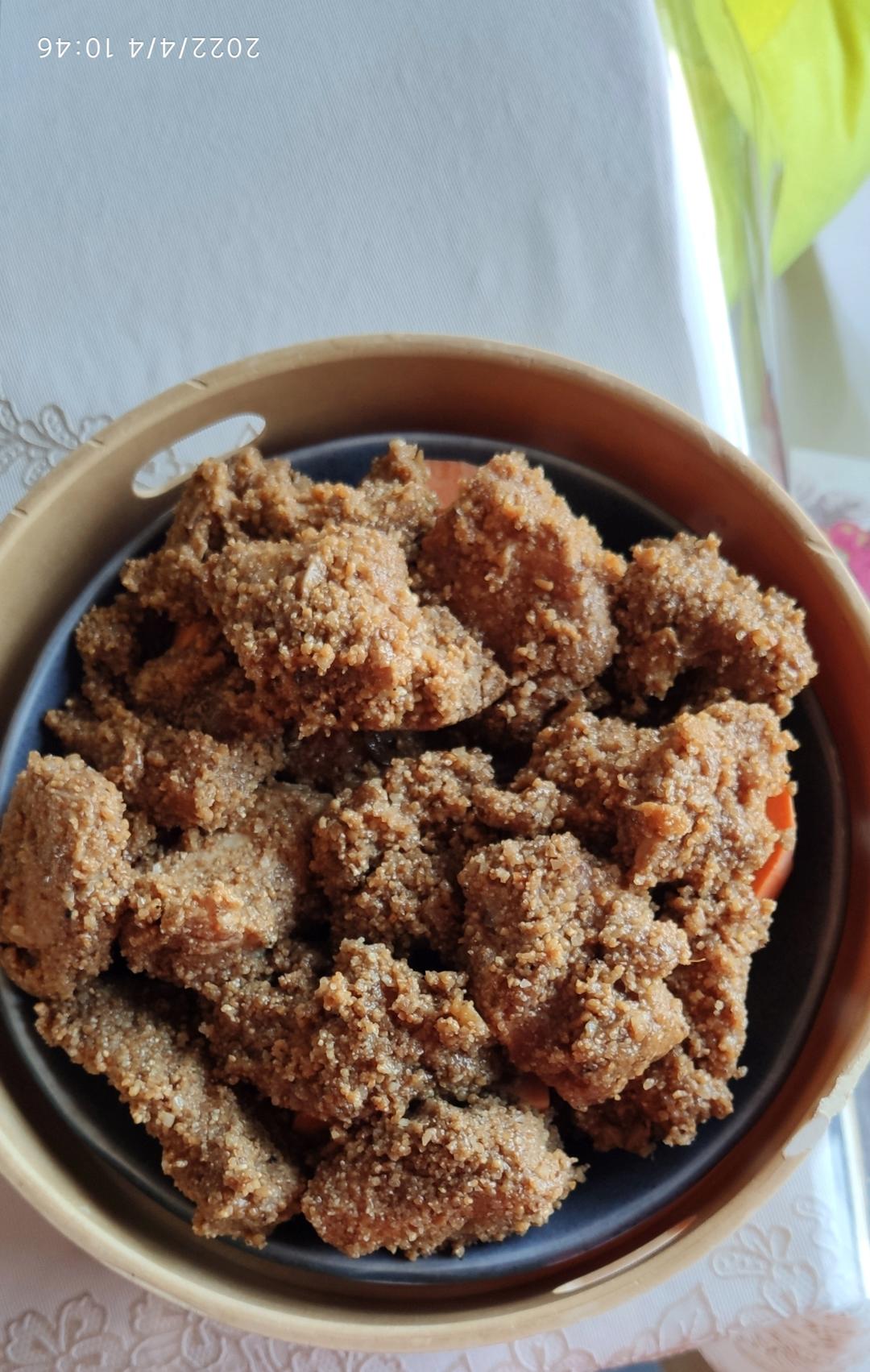 绝绝子！甩饭店几条街的粉蒸肉（粉蒸排骨）