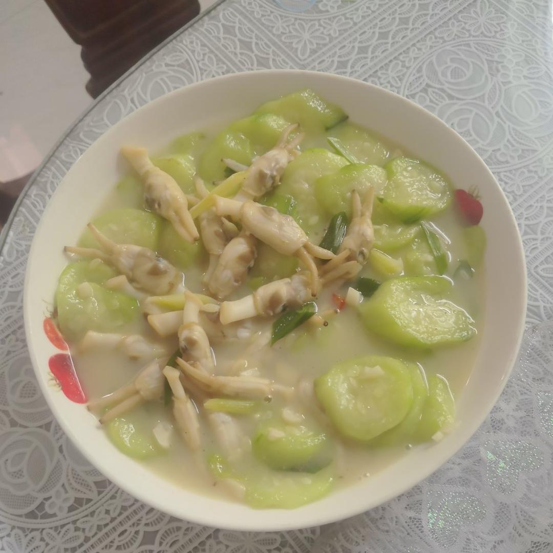潮汕家常菜丝瓜蛏子！简单调味就能极鲜美！低脂清热巨清新！