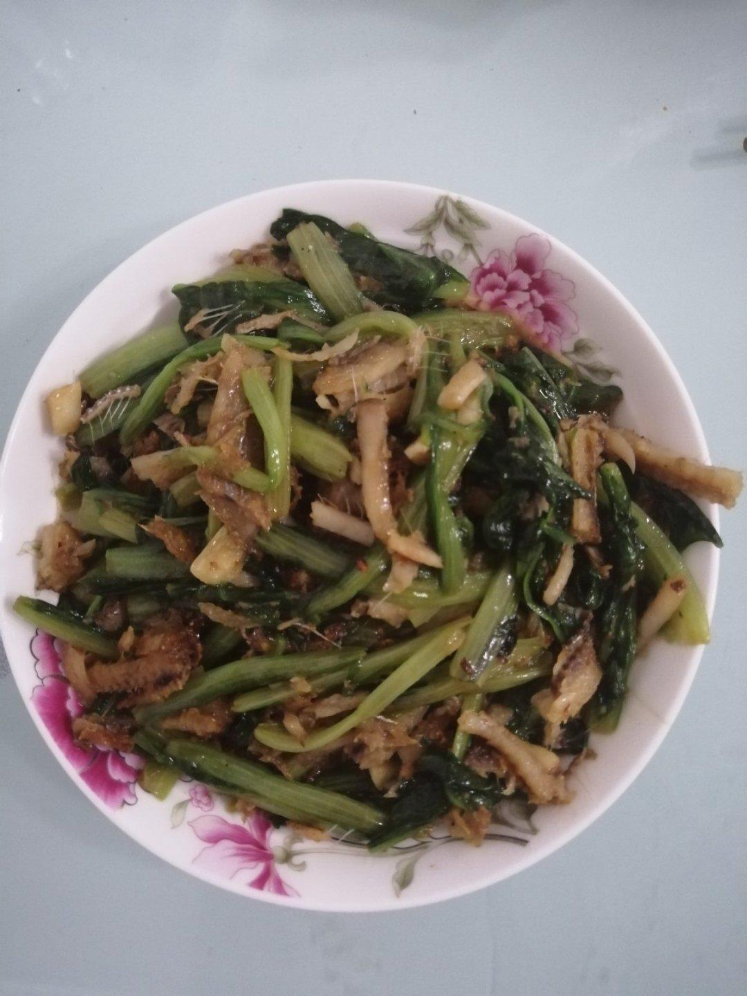 豆豉鲮鱼油麦菜