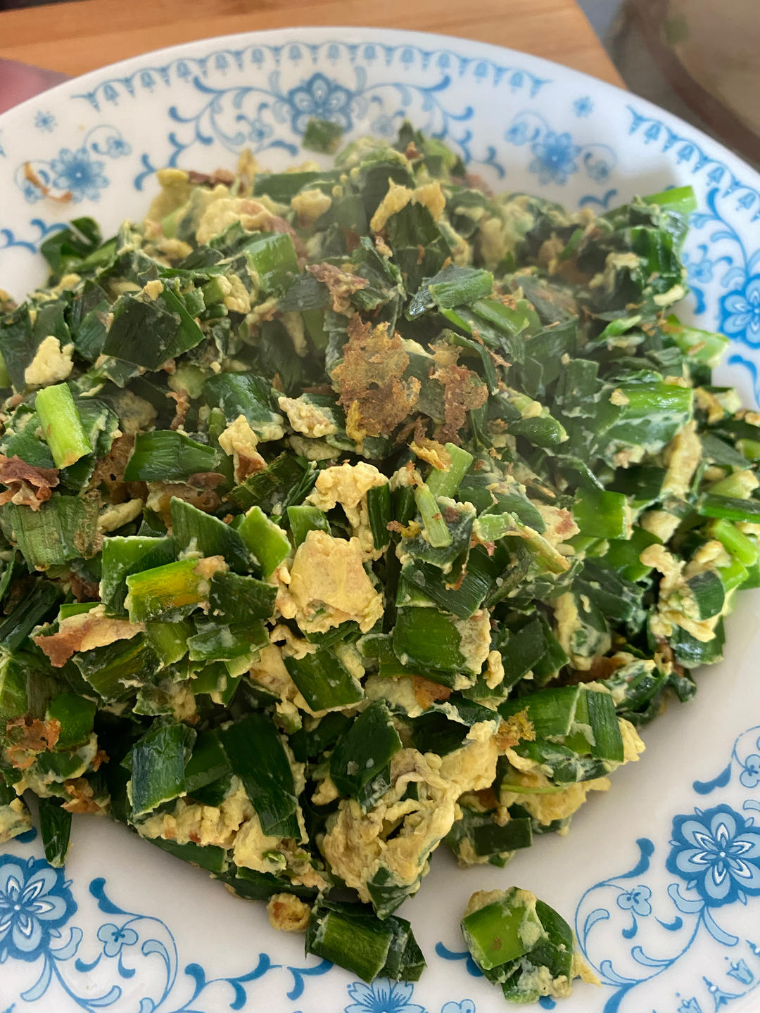想念奶奶的韭菜炒蛋（又香又嫩有诀窍）