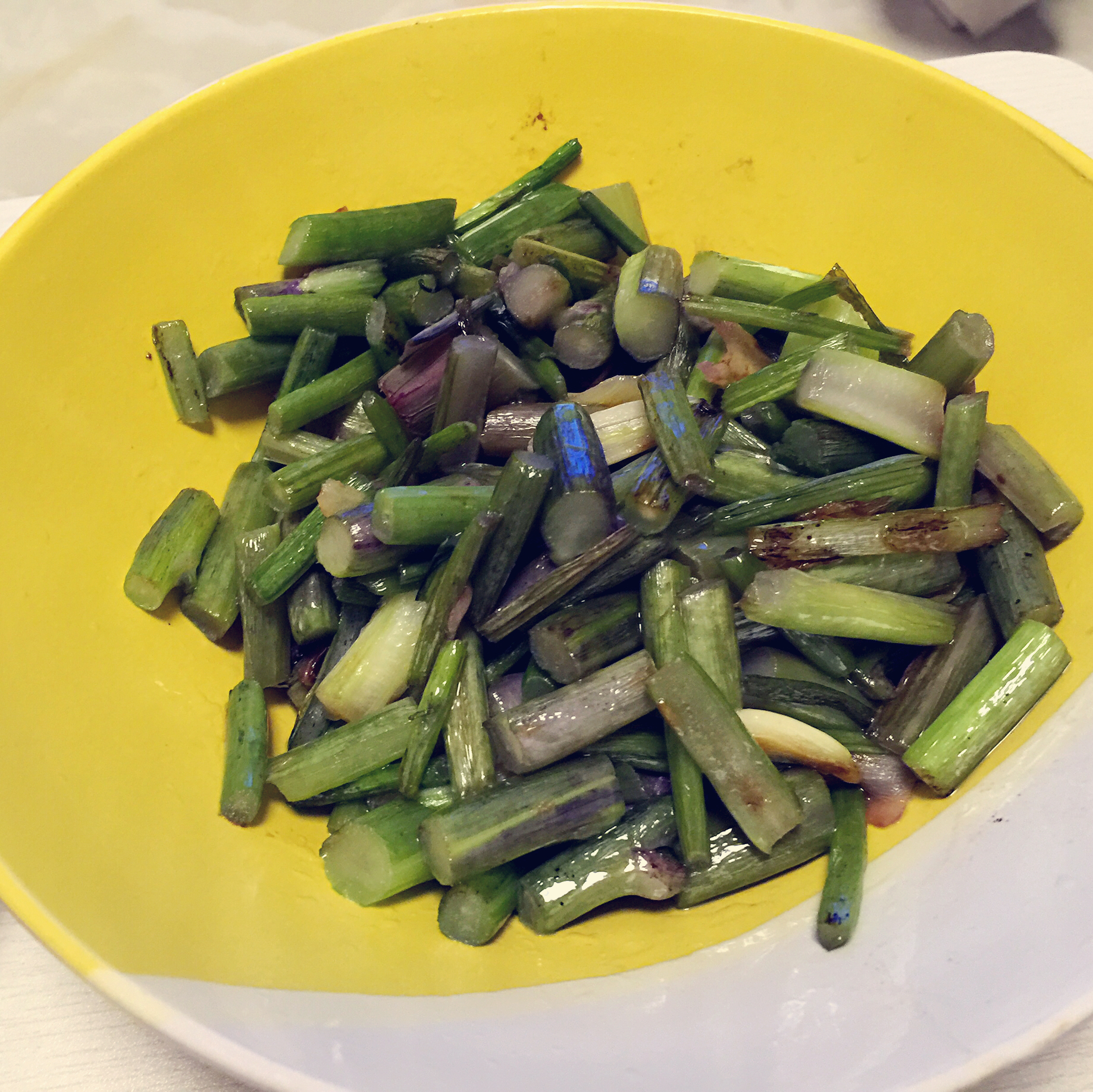 清炒红菜苔