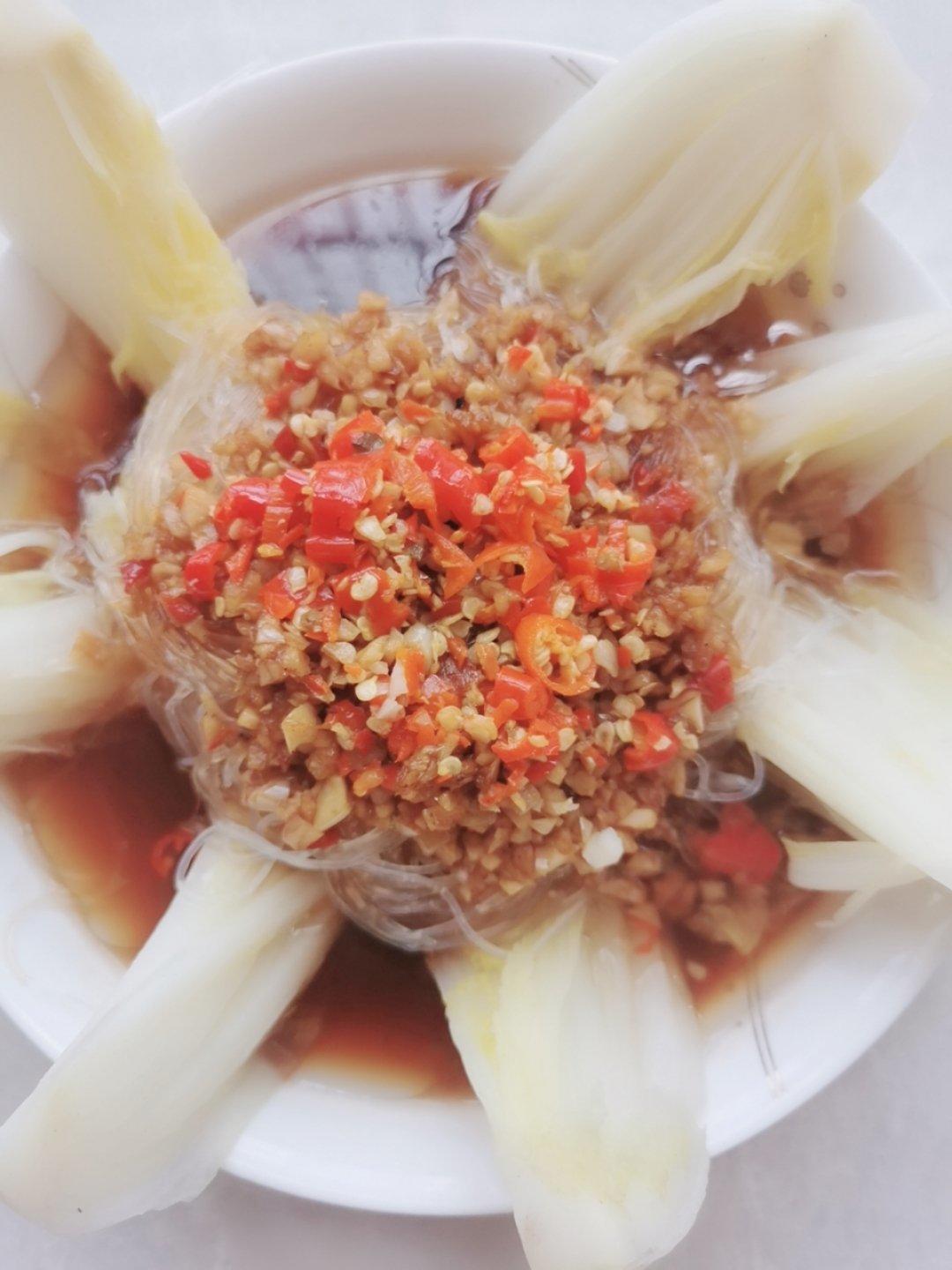 蒜蓉粉丝蒸娃娃菜