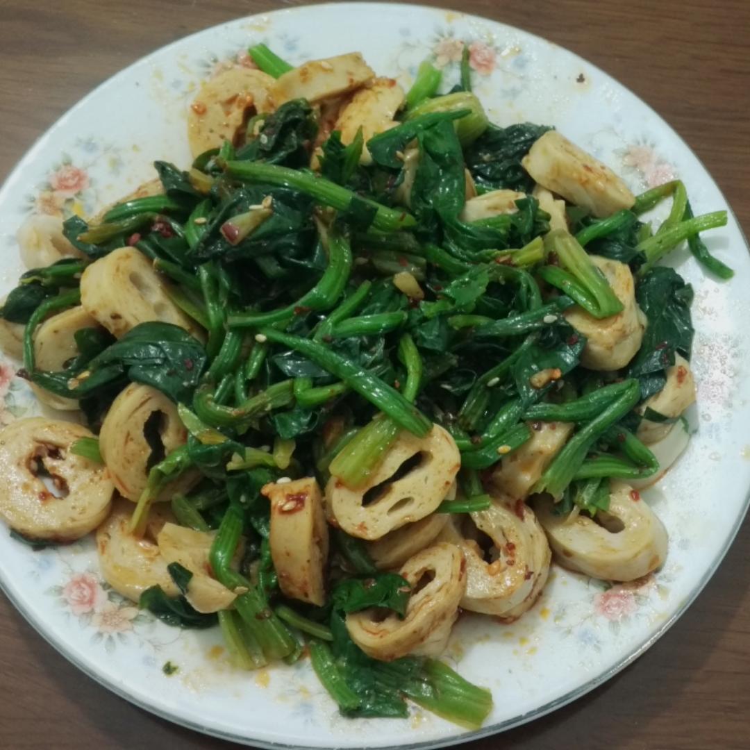 菠菜面筋