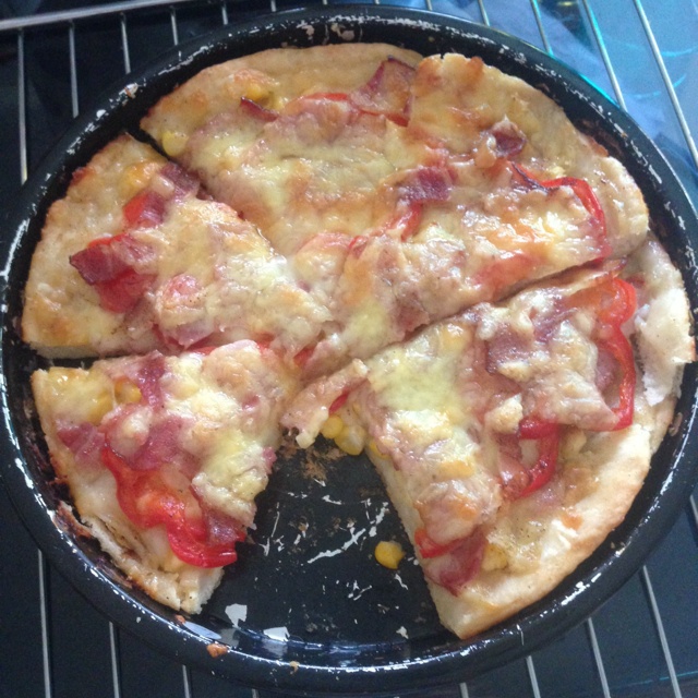 夏威夷pizza（附饼底冷冻法）