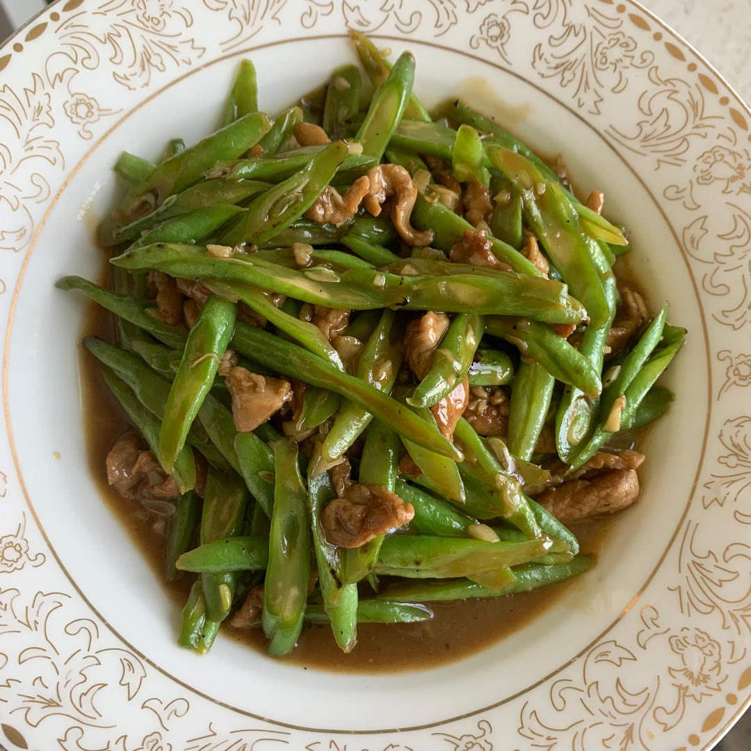 豆角肉丝饭
