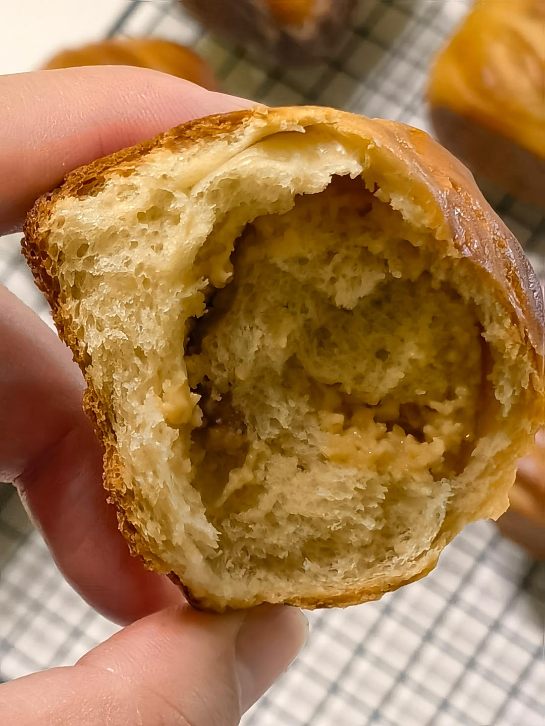 焦糖拿铁核桃乳酪小吐司💗 咖啡味十足☕️