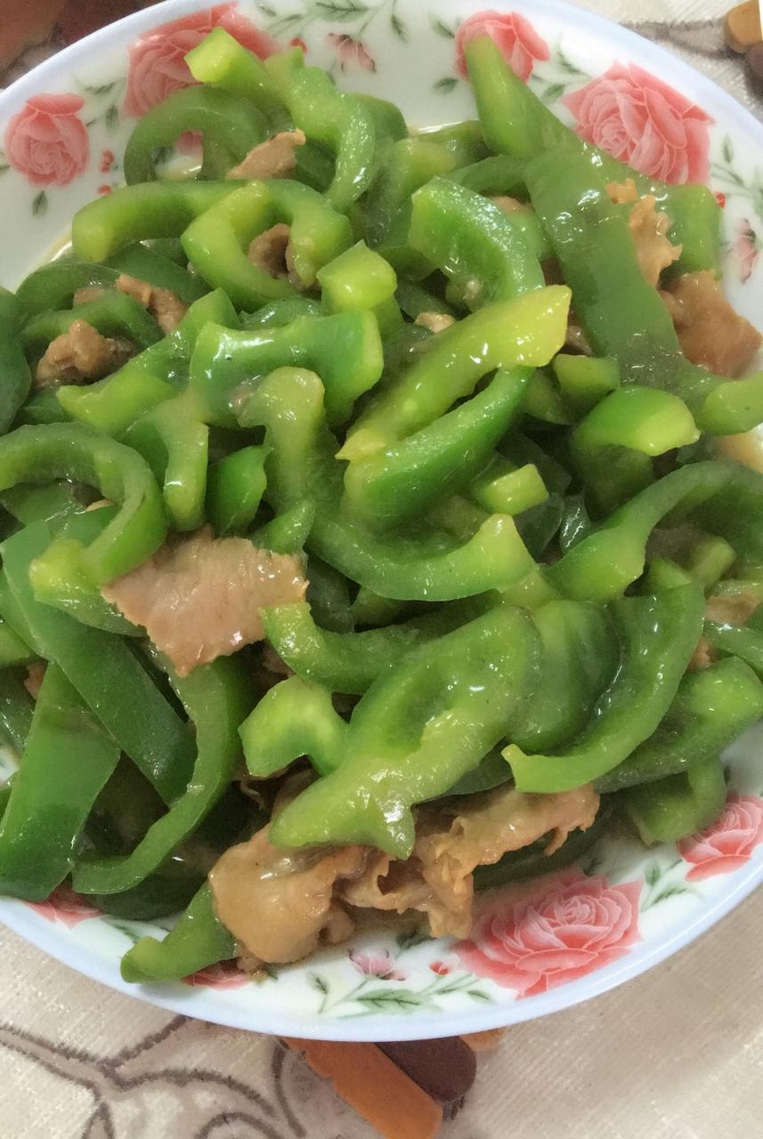 青椒炒肉丝