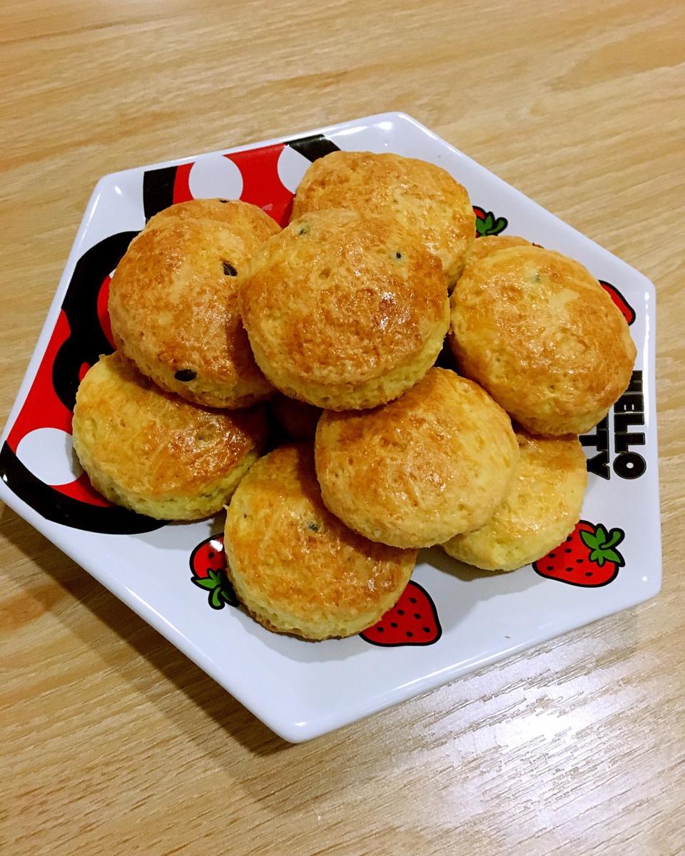 烘焙入门第一课：百香果司康