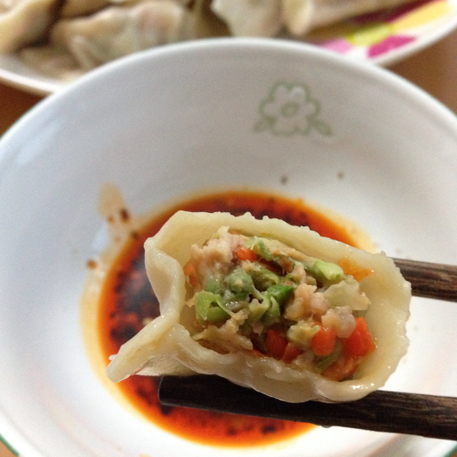 槐花馅饺子---童年记忆