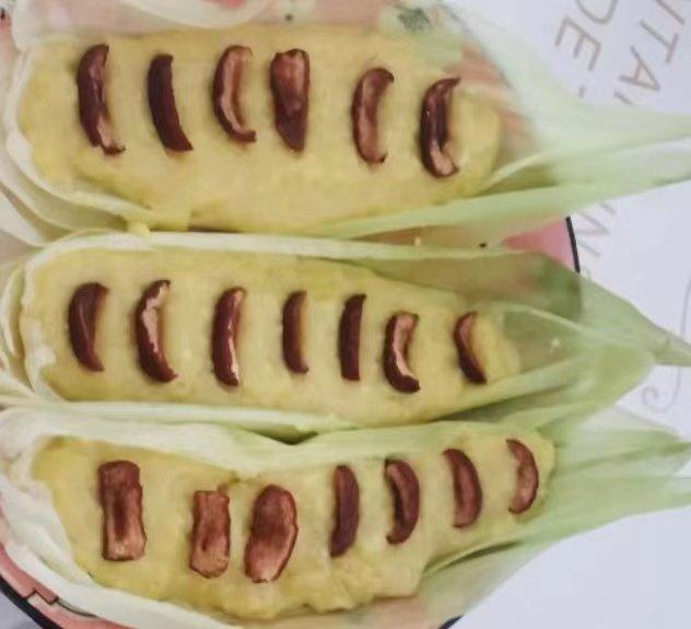 蒸鲜玉米糕一一玉米粑粑