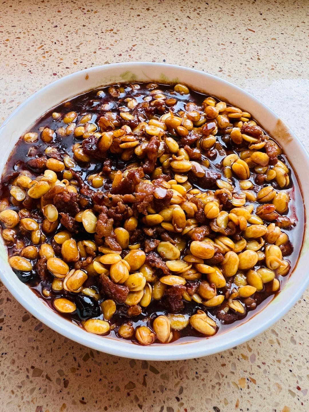 超级下饭菜黄豆芽炒肉-果果美厨