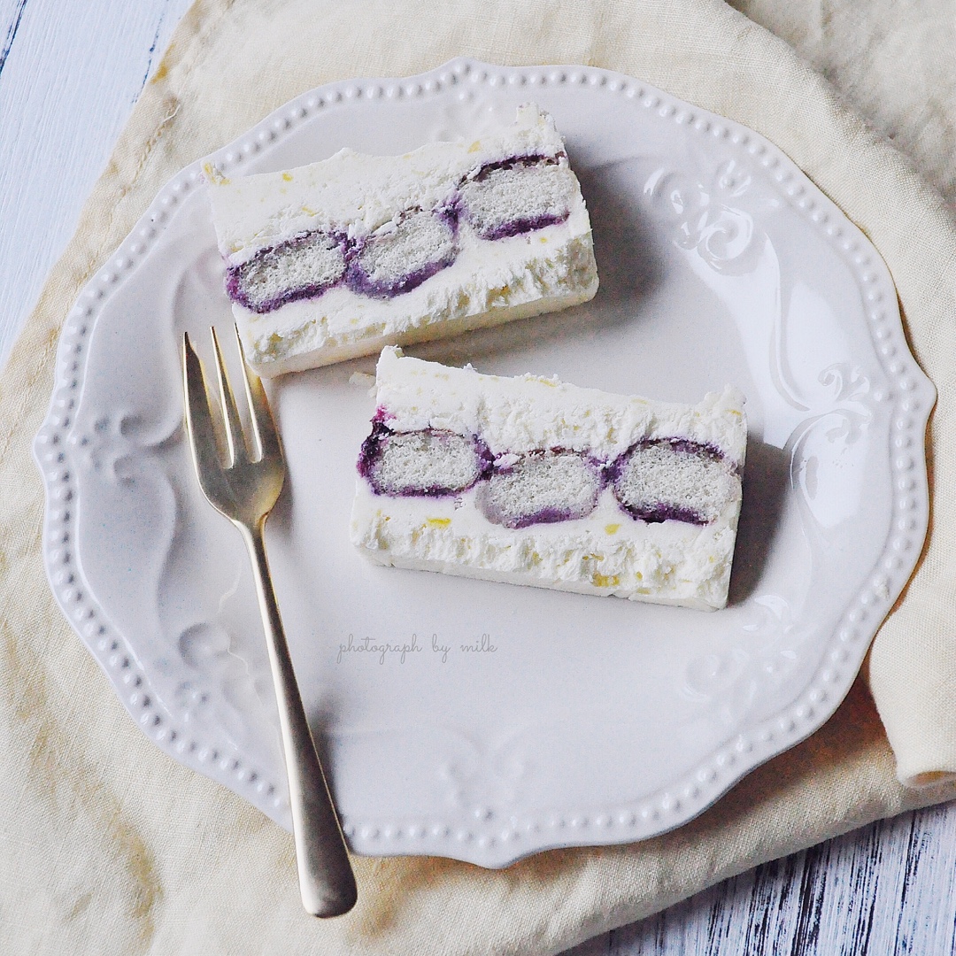 柠檬蓝莓冰淇淋蛋糕Semifreddo