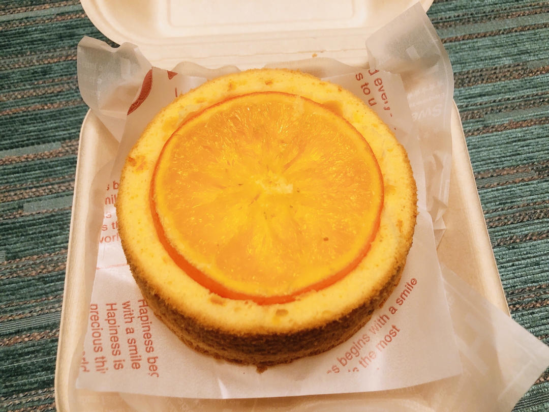 橙子翻转戚风蛋糕