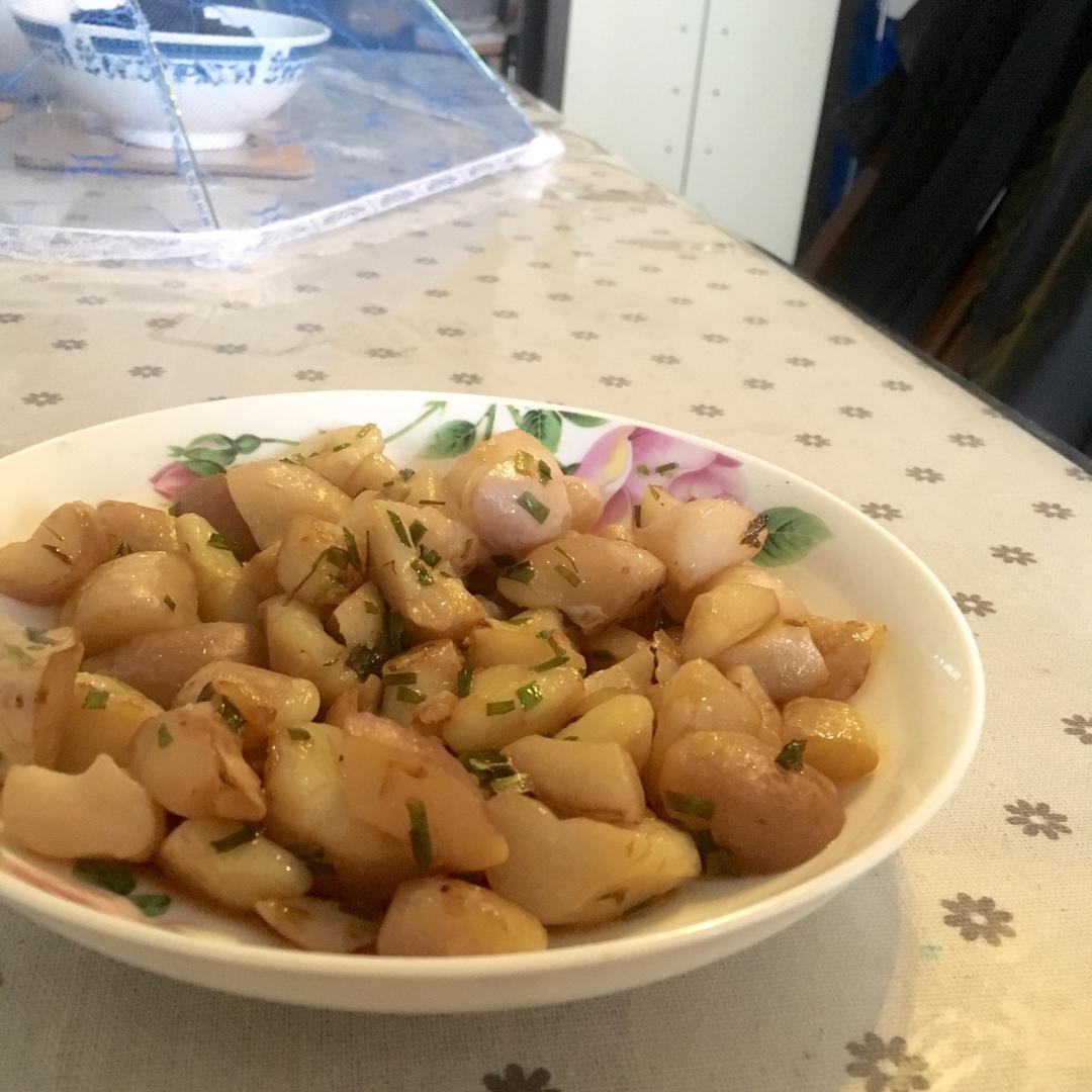 香葱炒菱角