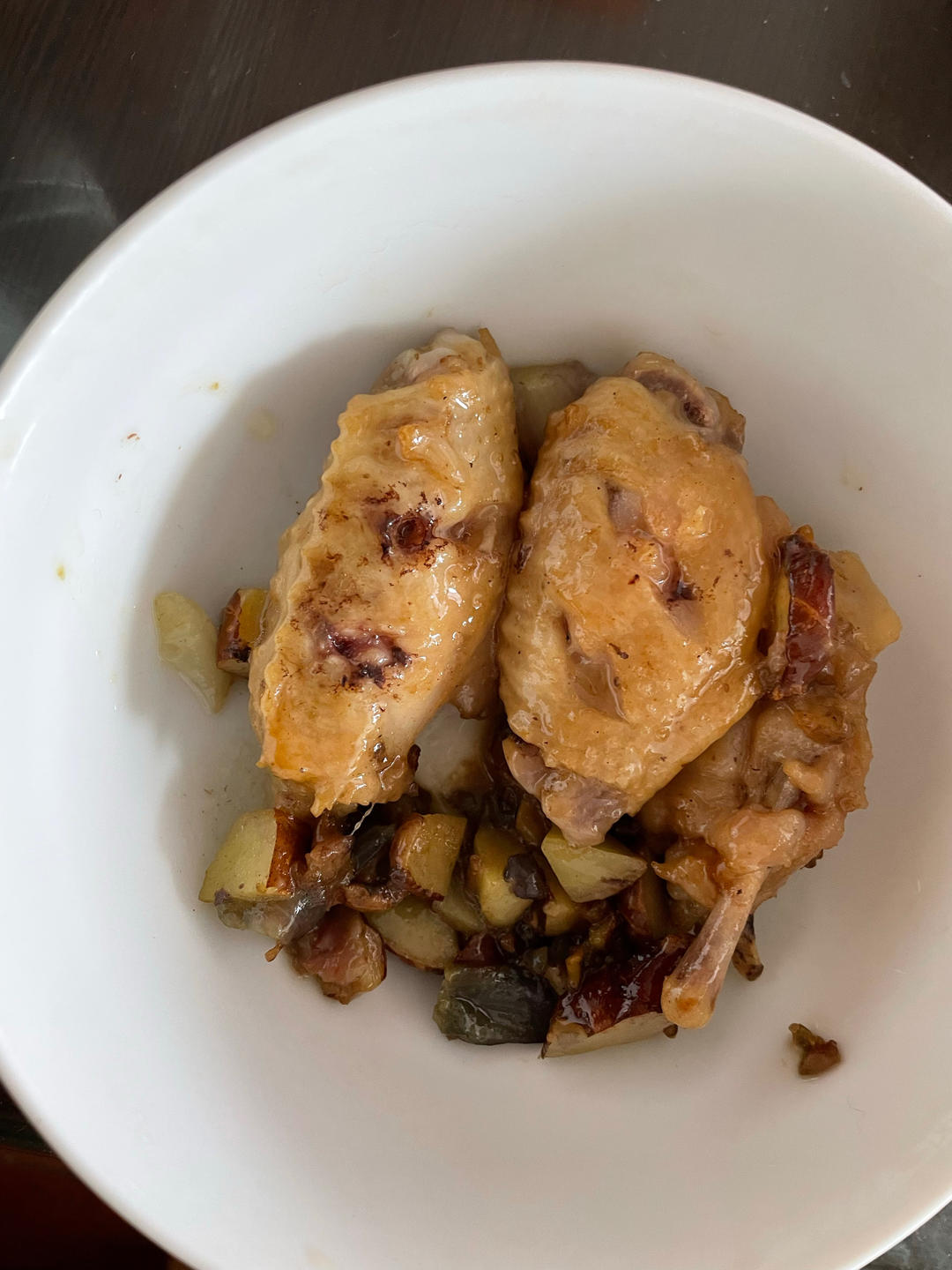 沙姜盐焗鸡翅（砂锅版）