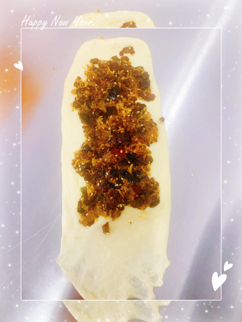 老干妈肉松吐司🍞