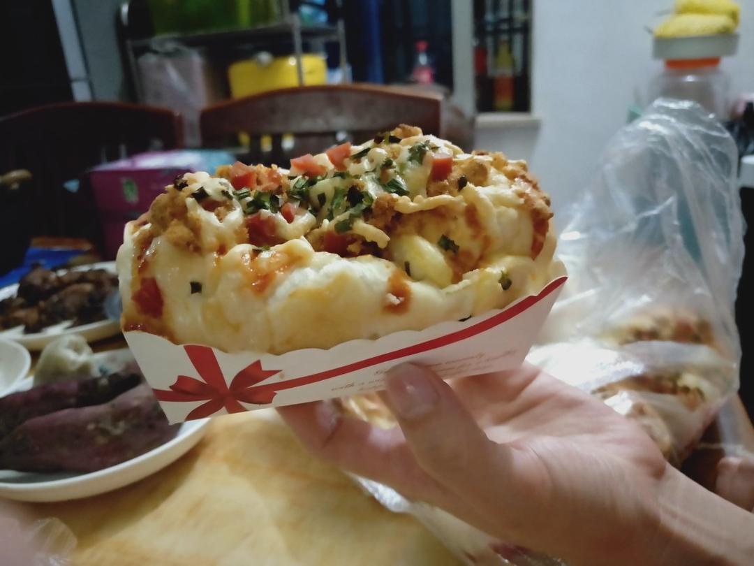 肉松火腿面包