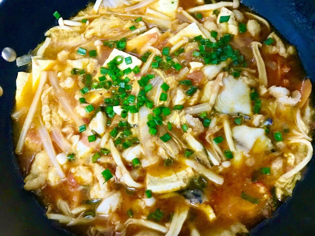 龙利鱼豆腐煲