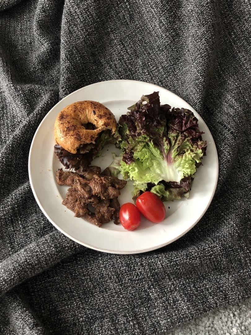 老干妈香辣全麦贝果 100%全麦