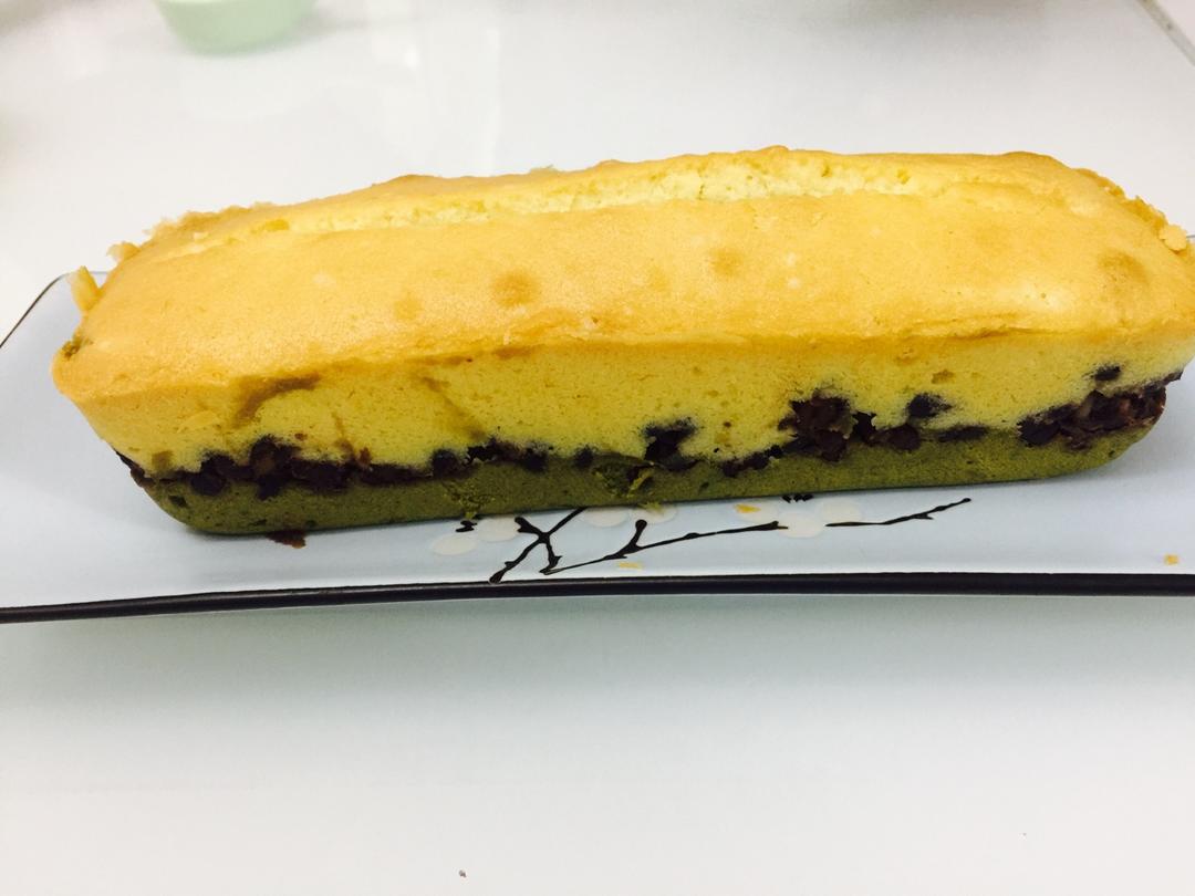 抹茶黑豆之双色磅蛋糕<熊谷裕子>