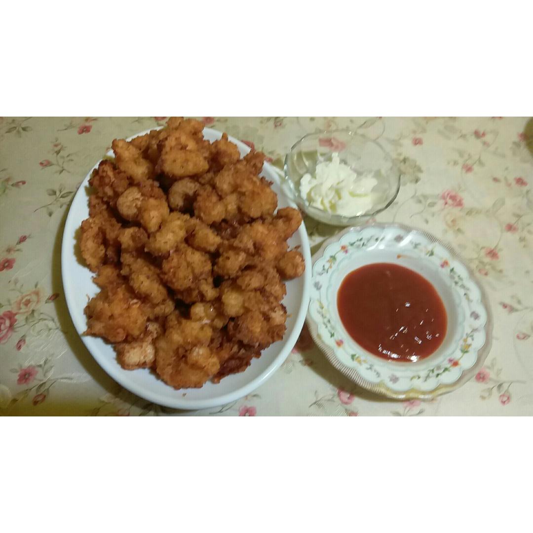 面包糠炸虾