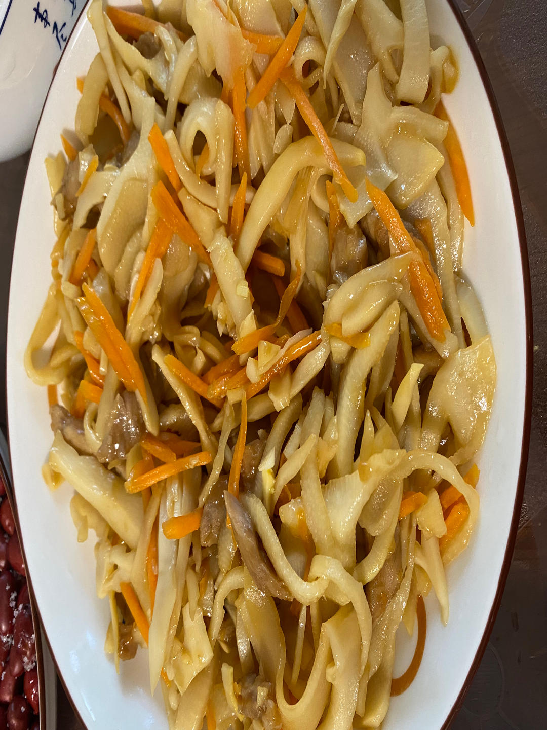 双椒竹笋炒肉丝
