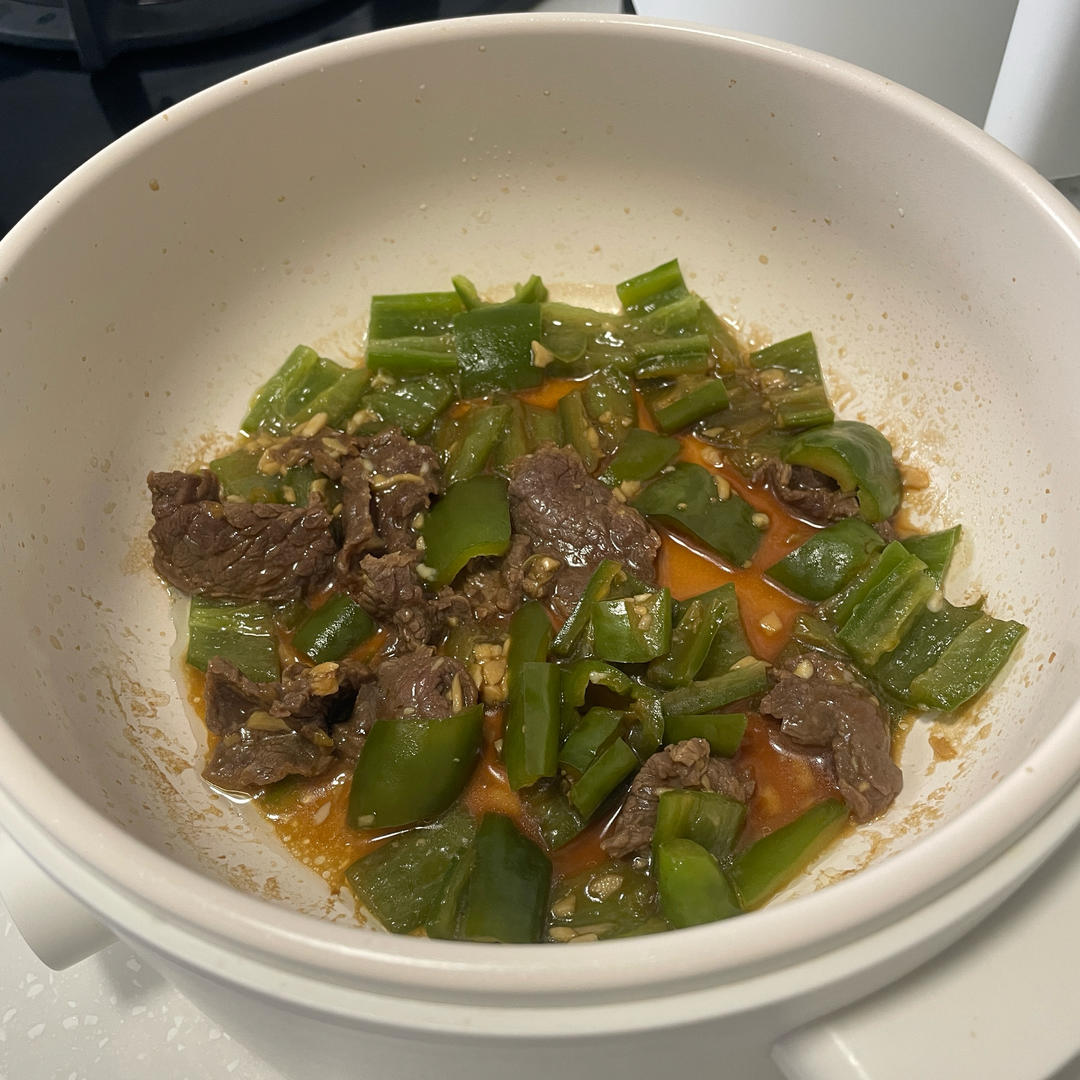 家常青椒炒牛肉🥩