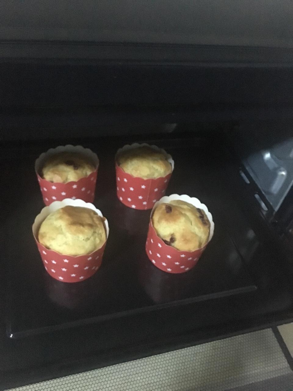 少女心的香蕉蔓越莓玛芬