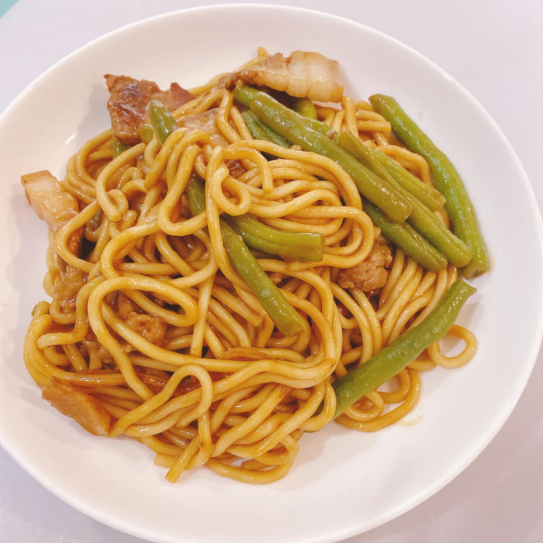 家常豆角焖面