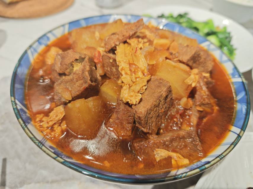 ✅挑战365天晚餐不重样第55天:腐竹牛腩煲‼️