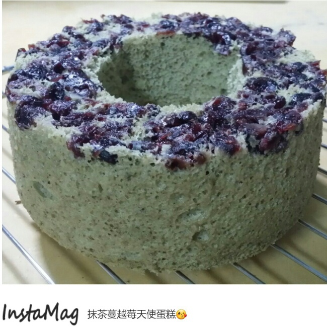 蜜红豆天使蛋糕