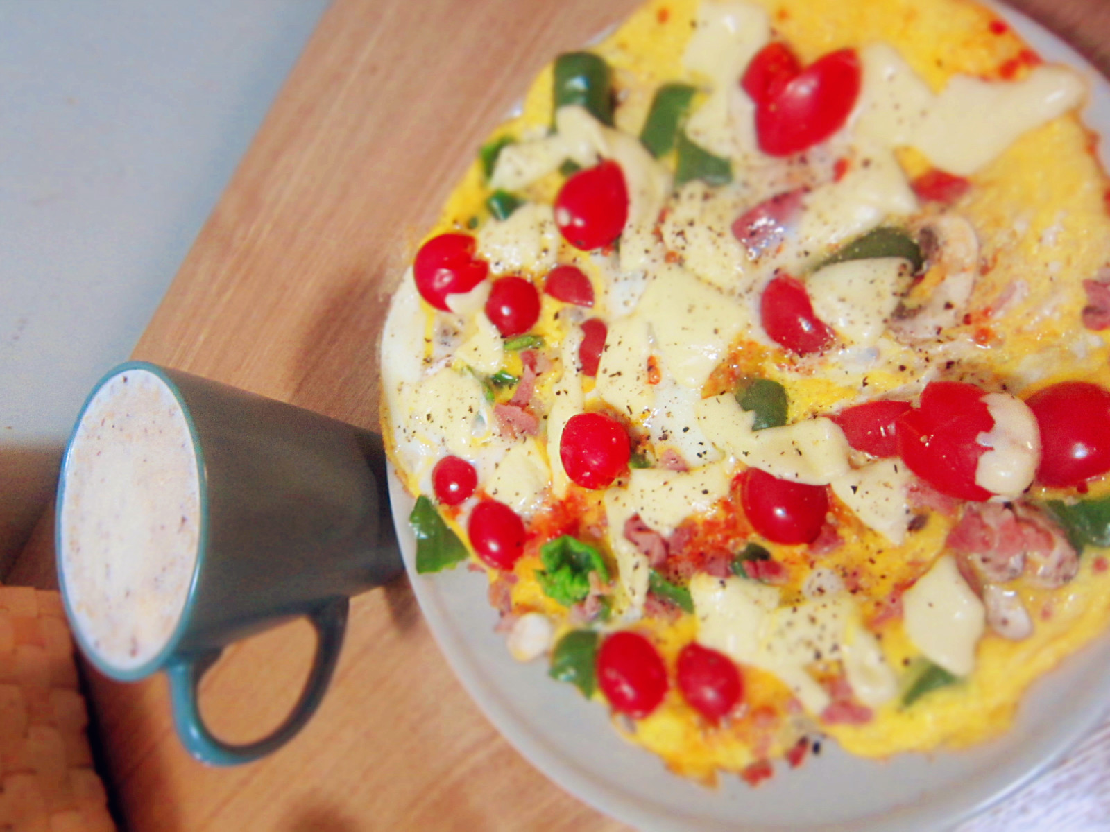 Omelet Pizza （蛋饼匹萨）