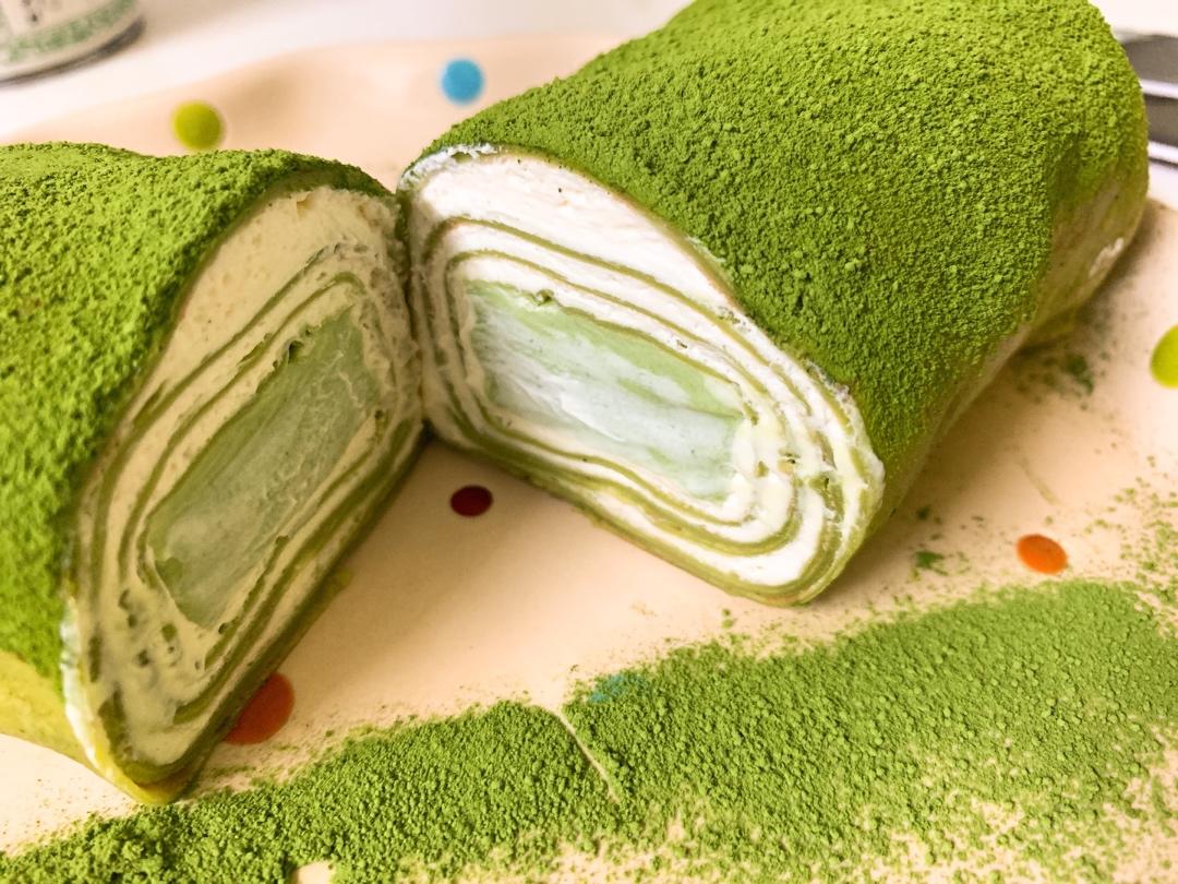 抹茶奶冻毛巾卷【曼食慢语】
