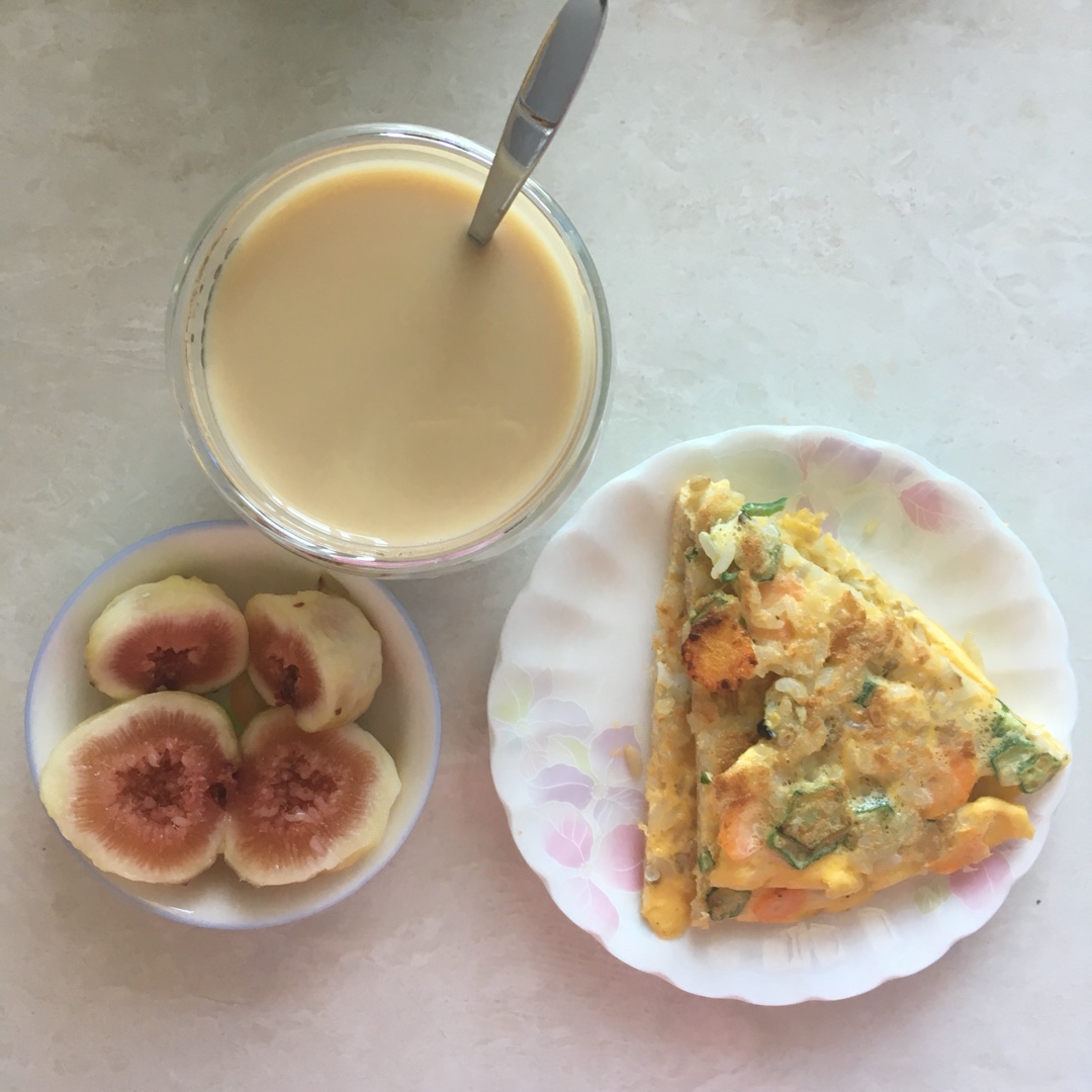 鸡蛋米饭饼——上班族快手早餐