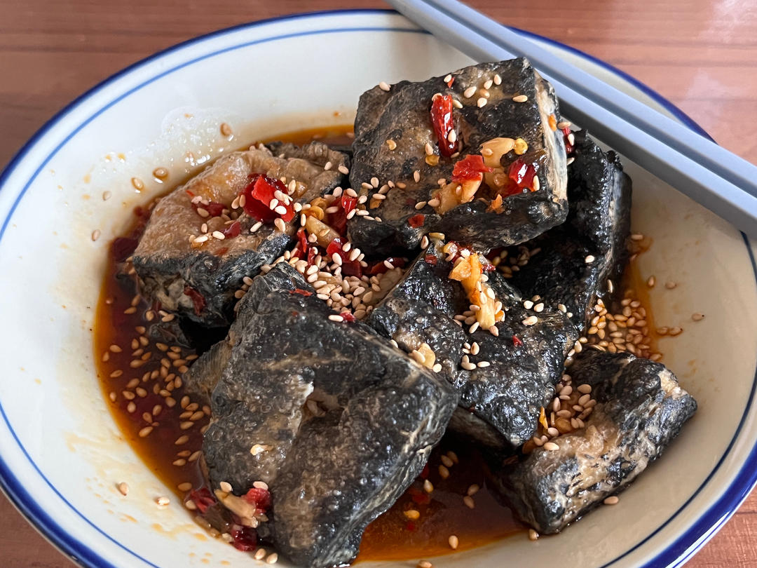 炸臭豆腐空气炸锅版