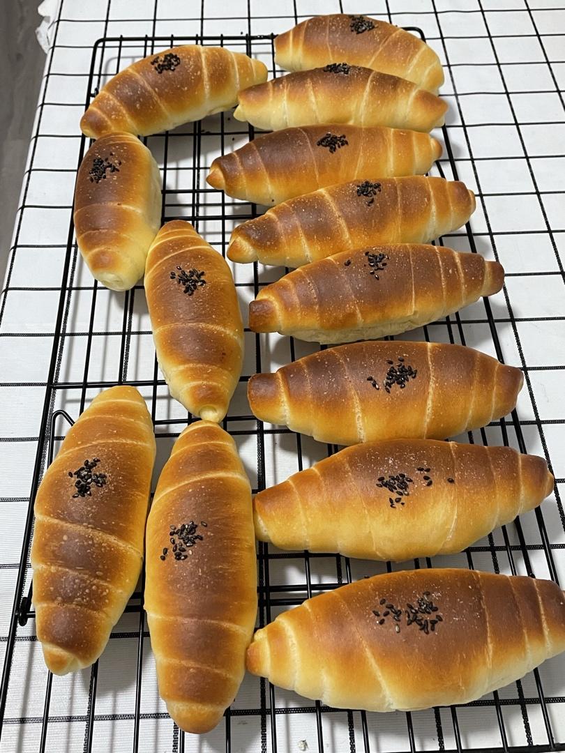 日式海盐可颂（咸可颂）-无需开酥，零失误的网红面包