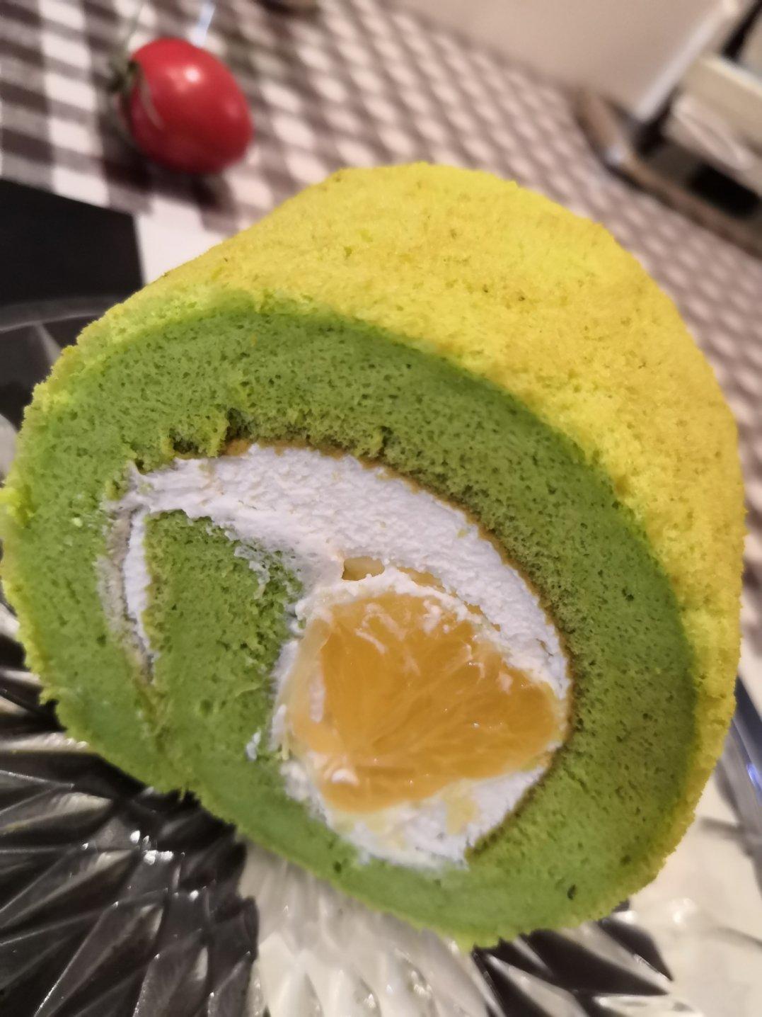 菠菜蛋糕卷（艾叶蛋糕卷)