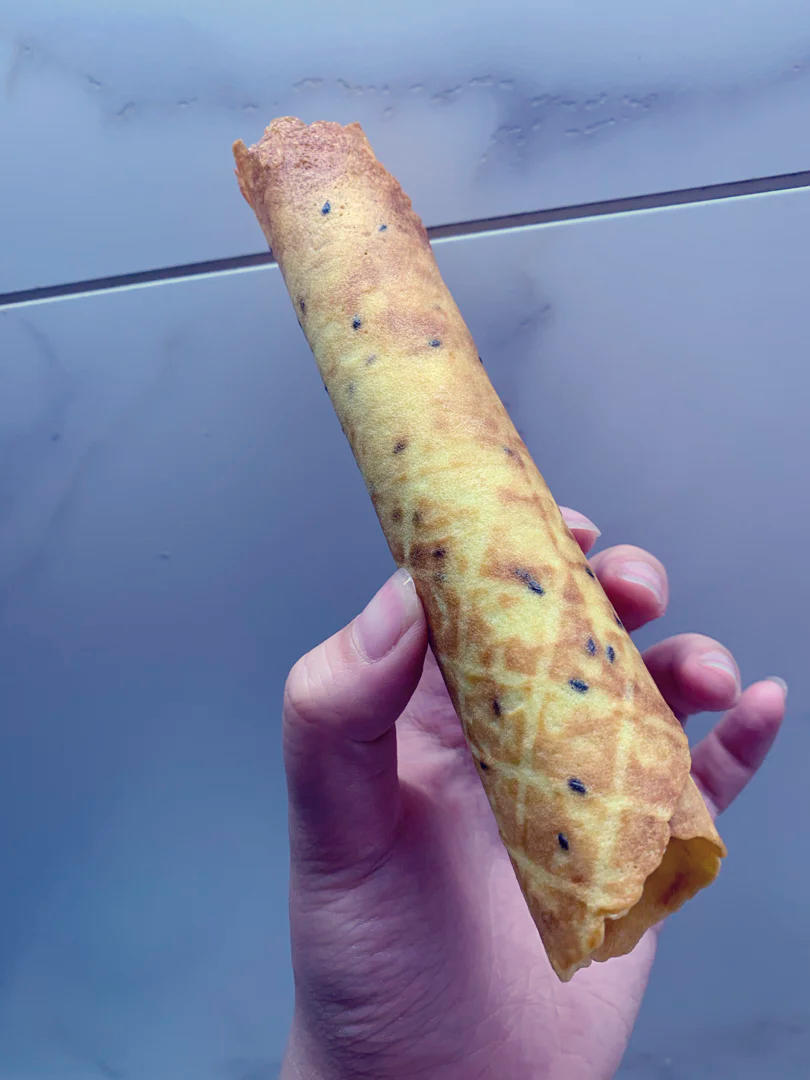 香脆可口的蛋卷卷