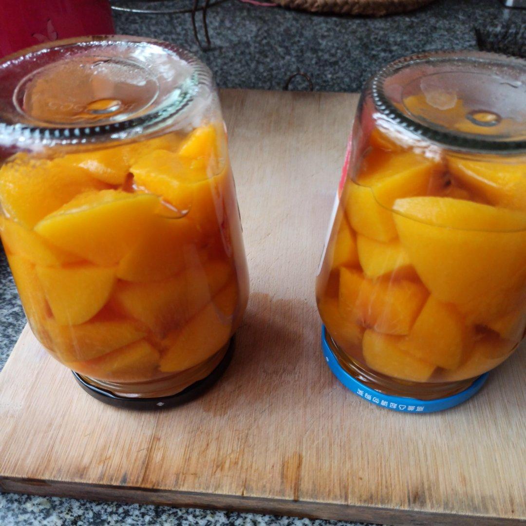 自制黄桃罐头（蒸锅版本）