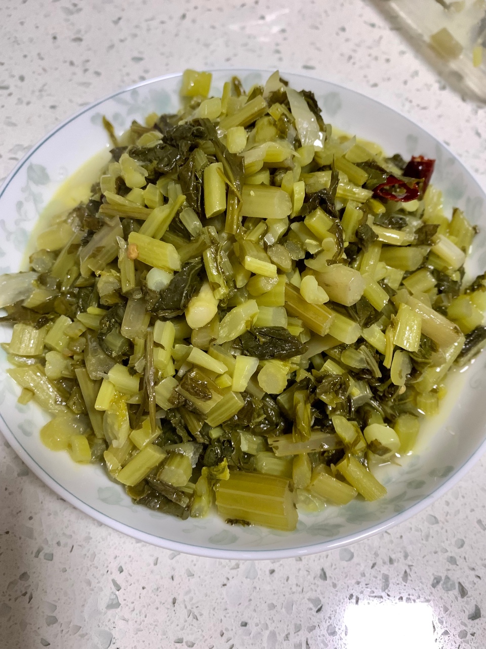 超清爽的陕南浆水菜浆水面汉中酸菜