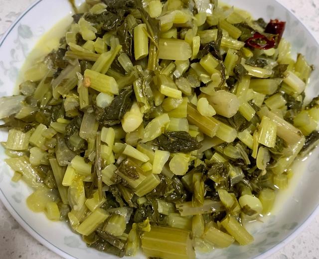 超清爽的陕南浆水菜浆水面汉中酸菜