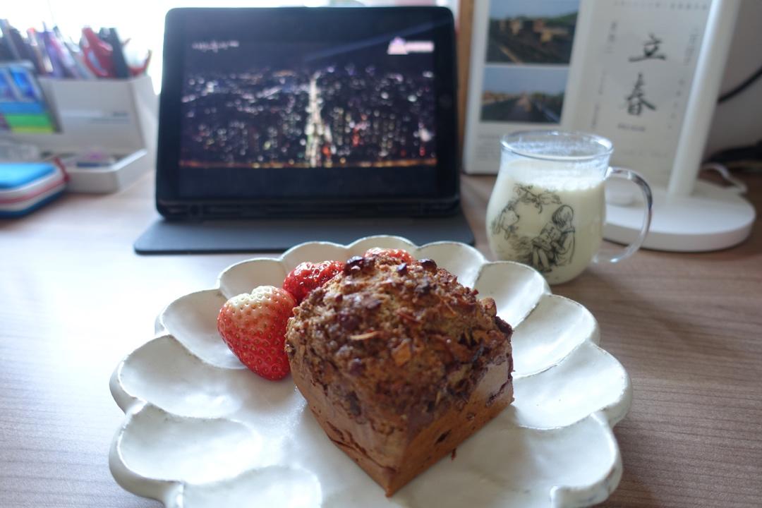 全麦红糖肉桂快手面包