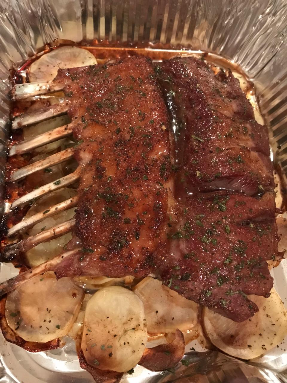 黑椒烤羊排