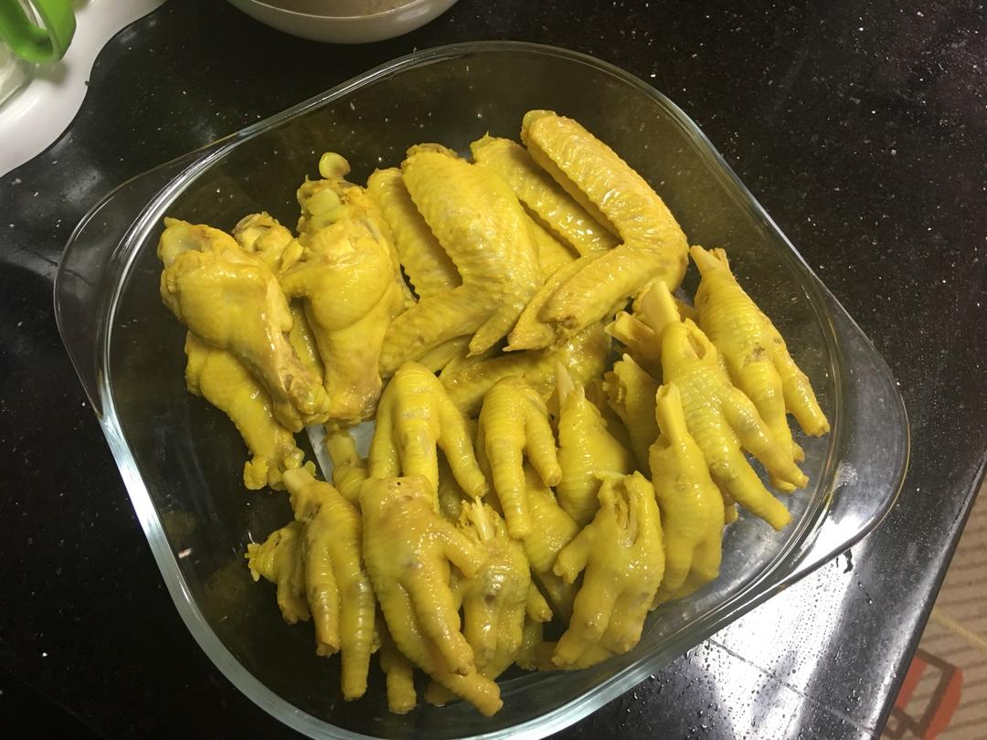 简单好吃的自制盐焗鸡爪
