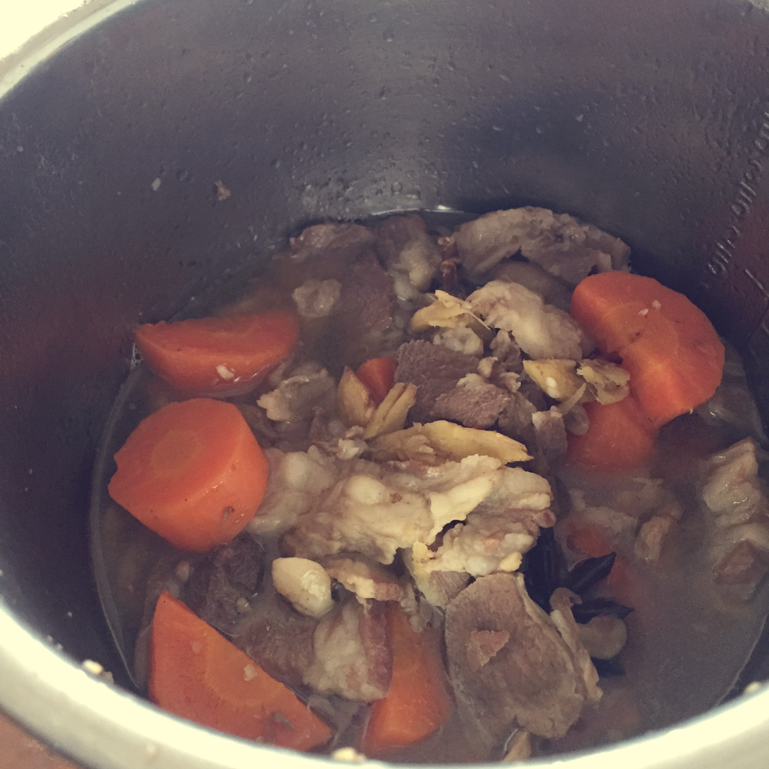 红焖羊肉炖胡萝卜